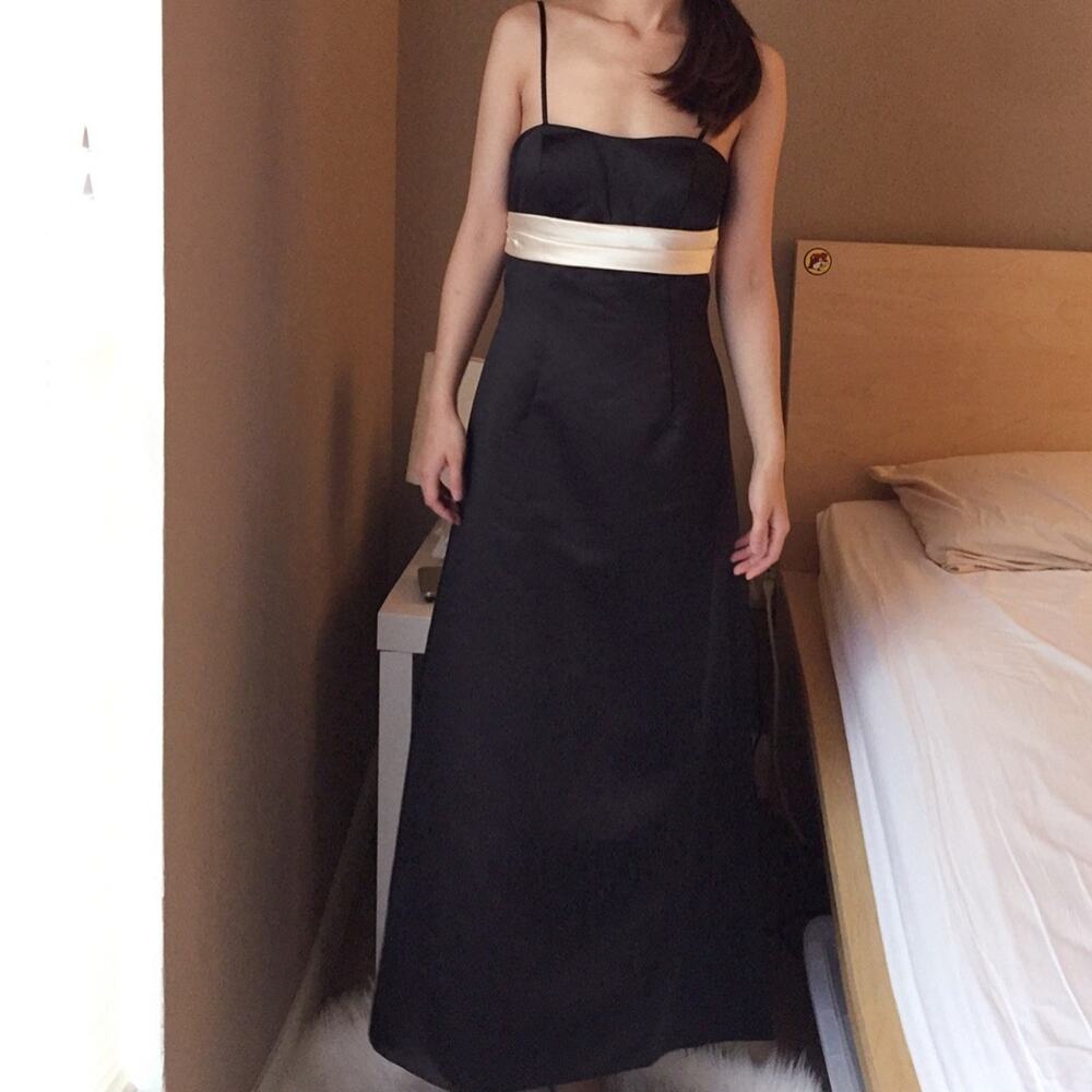 NWT Bill Levkoff Classics Satin Cocktail Gown-MA5 - Picture 3 of 8